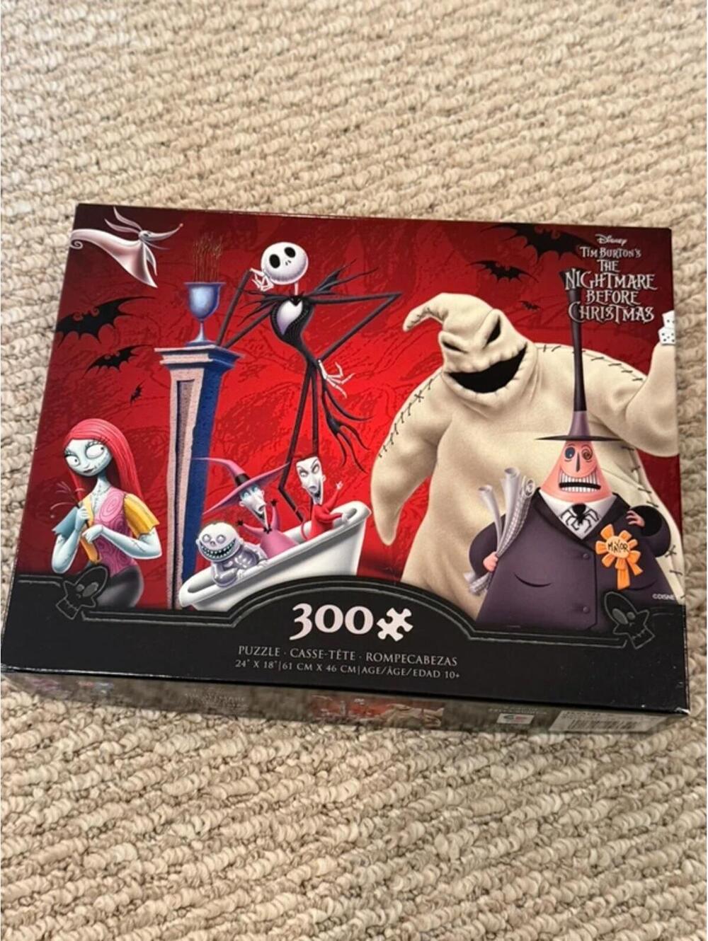 Disneys Tim Burtons Nightmare Before Christmas puzzle  300 pieces